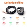 WUXING DK336 Electric Bike Scooter Light Switch 24V/36V/48V/60V/72V Ebike Lamp