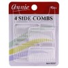 4 Basic Side Comb Clear Hold Hair Woman Girl Hair