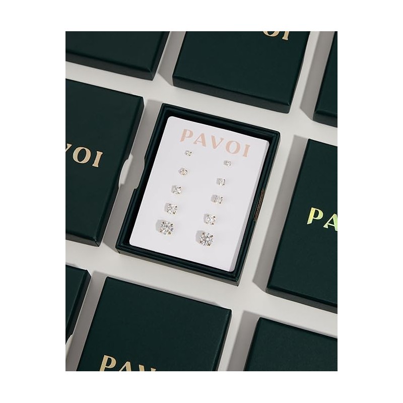 PAVOI 14K Yellow Gold Plated Sterling Silver CZ Alphabet Letter