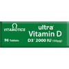 Vitabiotics Ultra Vitamin D 2000 IU Tablets – High Strength