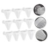 Levemolo Aquarium Fish Feeder Suction Cup 10 Pack Red Worm