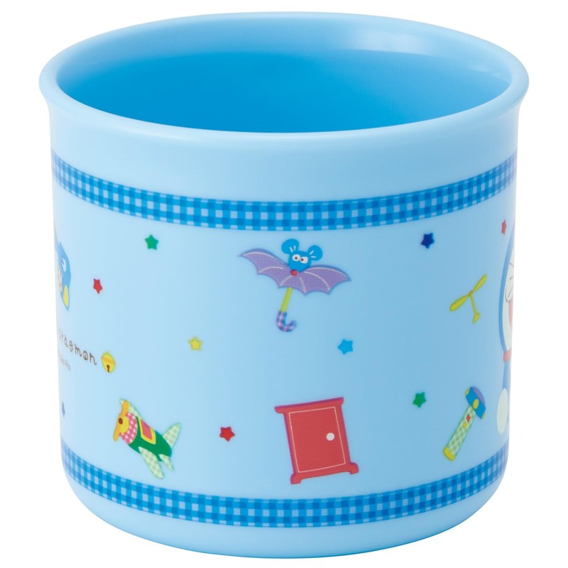 Skater KE4AAG Doraemon Gingham Cup, 6.8 fl oz (200 ml),