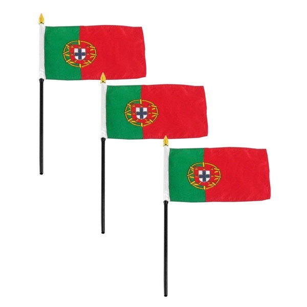 Online Stores Portugal Flag 4 x 6 inch (3 PK)