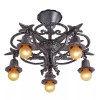 5 Pcs DIMMABLE LED 2.5" Diameter GOLD Painted Bulbs for