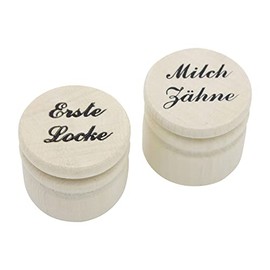 GICO Wooden Box Set First Curl and Milk Teeth (Small) 7005-7019