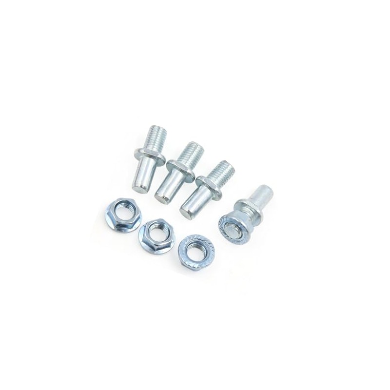 INFINAUTO 4Pcs Silver Tone Motorcycle Rear Driven Sprocket Screw Bolts