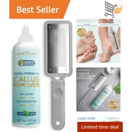 Foot Scrubber Dead Skin Remover Kit Gel Callus Remover Foot File Rejuvenate