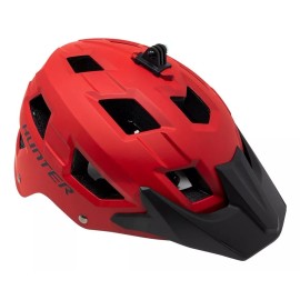 Rudy Casco Hunter Con Montura Para Camara De Accion Tall 58-61 Color Rojo