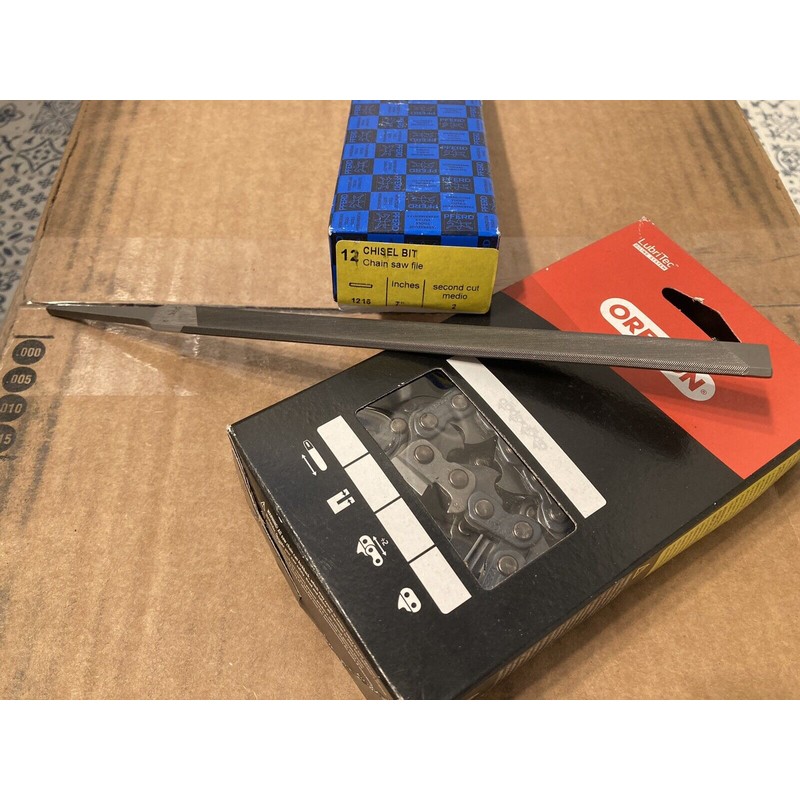 PFERD Double Bevel Chisel Bit Chainsaw File 17082