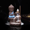 Decora Craft Poly Resin Buddha Incense Smoke Burner Fountain/Idol Gifts