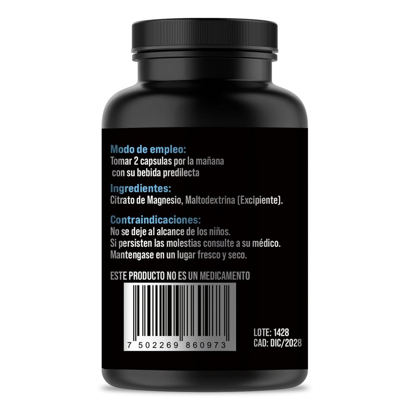 Lenico Citrato de Magnesio 60 Capsulas