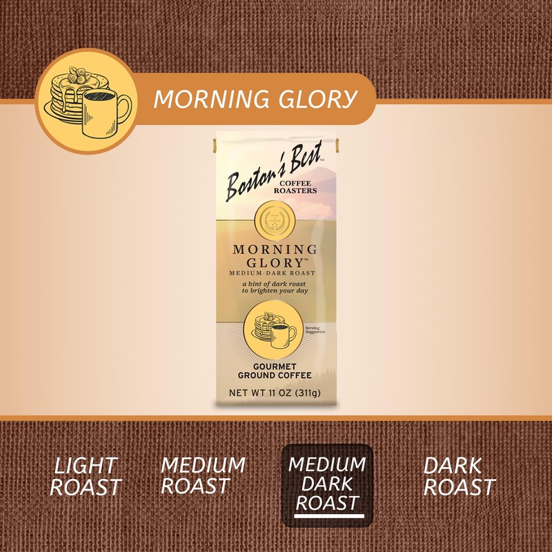 Morning Glory Ground Gourmet Coffee by Bostons Best - 12
