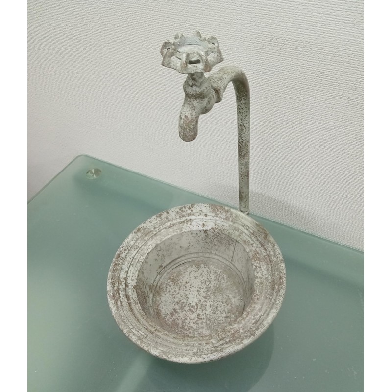 Avite IJI-005-AA Antiqued Patine Tap Pot, L, 9.8 x 10.8