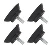4pcs Furniture Feet, Rubber Feet with Screw Anti Slip Suction