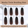 TUVOJALE Marley Twist Braiding Hair 14 inch Afro Kinky Curly