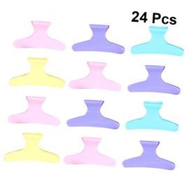 minkissy Sets Salon Hair Clips Professional Styling Hair Clips Plastic Fixed Tooth for Hairdressers Sectioning Random Assortment Pcs