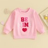 Baby Boy Girl Cute Long Sleeve Crew Neck Letters Heart