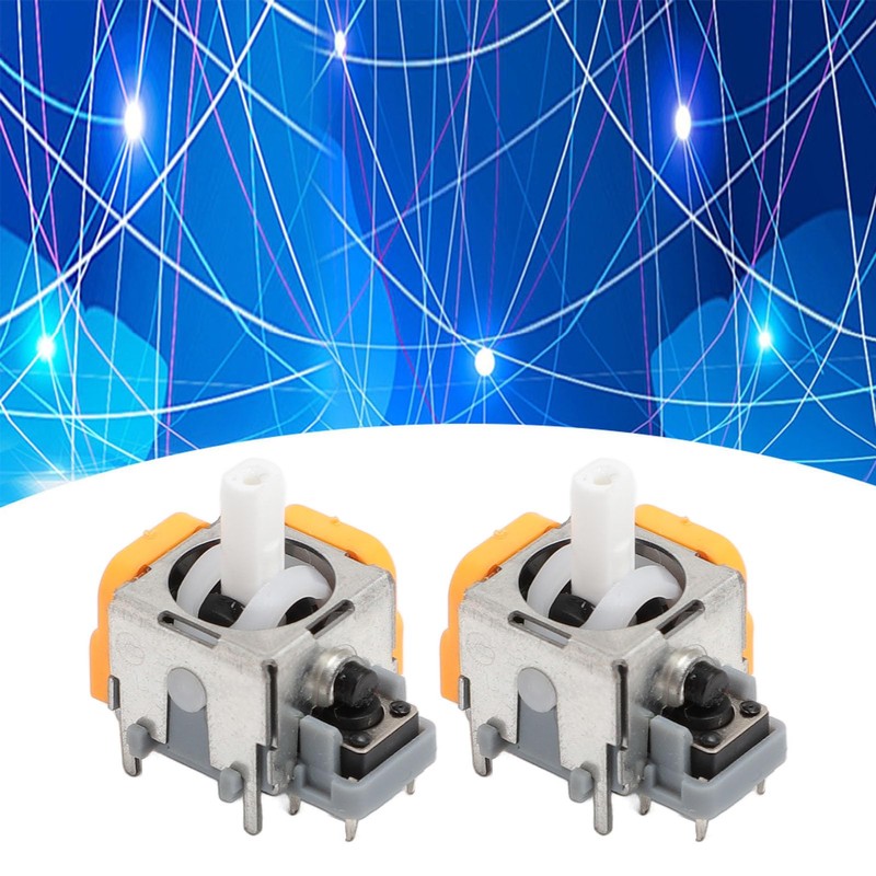 2PCS Hall Effect 3D Analog Sensor Joystick Module Replacement for