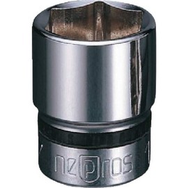 京都機械工具(KTC) ネプロス ソケット 6角 NB3-9/16 S:9/16インチ×全長:25×差込角:9.5mm