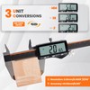 HARDELL Digital Caliper, Rechargeable 0-8 Inch Calipers Measuring Tool with