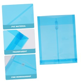 Operitacx 2 Sets 10pcs Portfolio File Folders Colored Document Envelope Organizer Color Envelope Office Supplies Highlighters White Folders Color Folders Documents Bag A4 Document Bag PVC