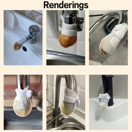 Faucet Filter Cotton Bag, 200Pcs Faucet Filter Bags For Kitchen Sink, Universal Anti-Splash Water Filters For Kitchen & Bathroom, Non-Woven Replaceable Sleeve To Remove Limescale Sand (500pcs)