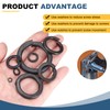 sourcing map 120 Pcs M4 Split Lock Washers, Carbon Steel