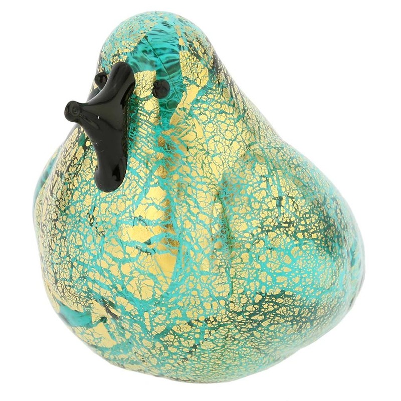 Glass Of Venice Murano Glass Bird - Aquamarine