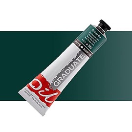 Daler-Rowney Graduate Oil Paint, Aluminium Tube, 1.28oz - 38 ml, Viridian Hue