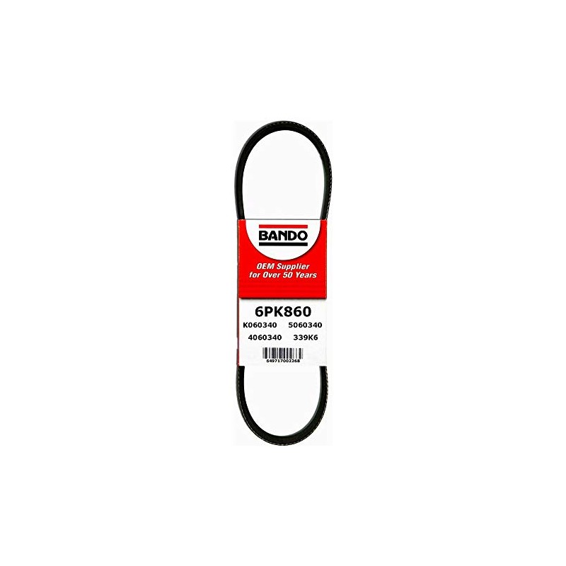Bando USA 6PK860 OEM Quality Serpentine Belt