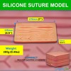 SurgicalSim Suture Practice Kit for Students with Extra Practice Pad,