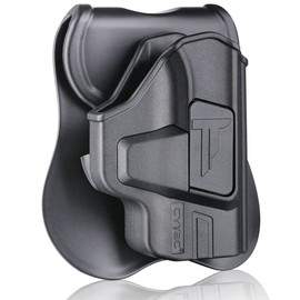 Bodyguard 380 Holsters, OWB Holster for S&W M&P Bodyguard 380 with Integrated Crimson Trace Laser/No Laser - Index Finger Released | Adjustable Cant | Autolock | Open Carry | Matte Finish -RH