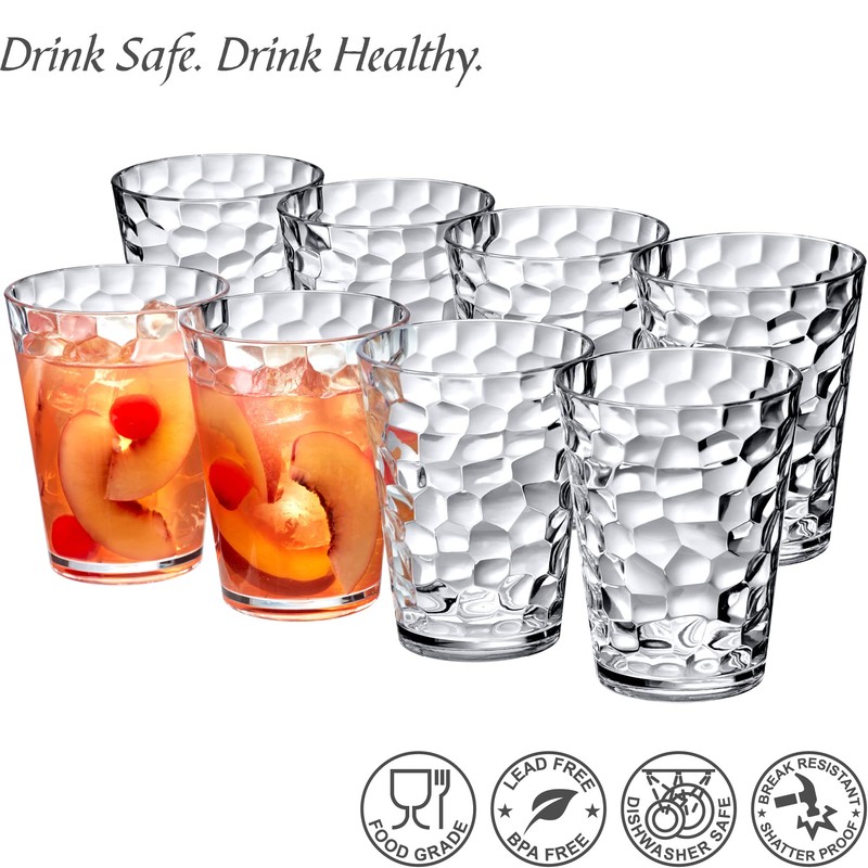 Amazing Abby - Iceberg - 16-Ounce Plastic Tumblers (Set of