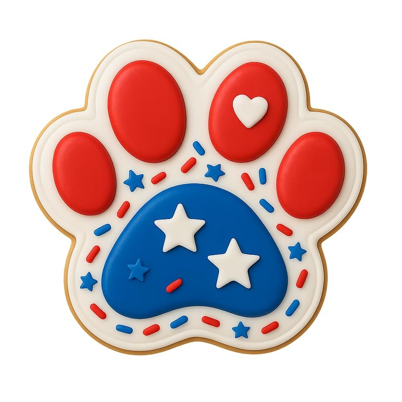Mighty Gadget Mini Dog Paw Cookie Cutter Strip - 5