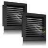 Zepoty Set of 2 - Aluminum Gable Vent 12" x