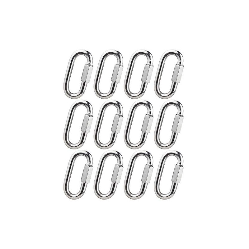 YoYo-Home Carabiner, 304 Stainless Steel, Ring Catch, Quick Link, Carabiner,
