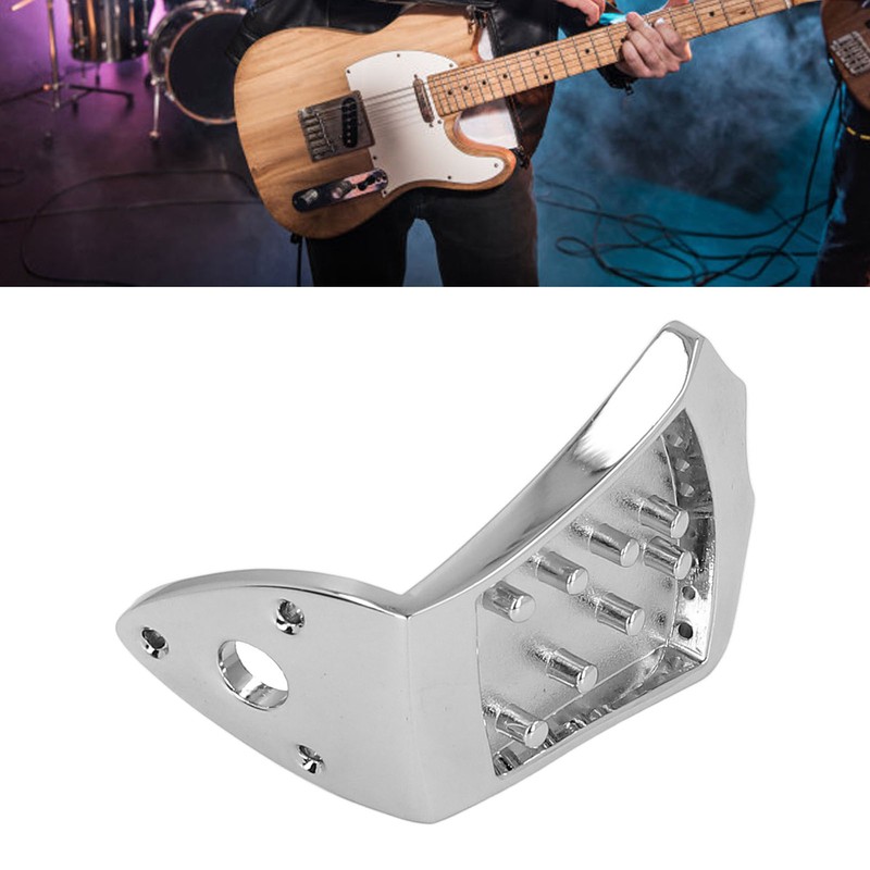 8 String Mandolin Tailpiece with Belt Buckle and Screws Metal