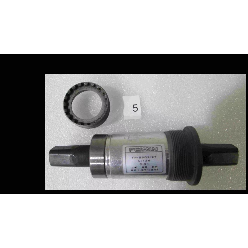 Feimin Bike Bottom Bracket Mountain Bike Square-Taper Bottom Bracket 68*126mm