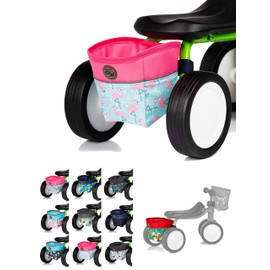 BambiniWelt by Rafael K. Bag [Frame Bag] for Children Compatible with Pukylino Wutsch Fitsch Puky Open for Tricycle Balance Bike Ride-On Vehicles Bicycle Bag (Model 25)