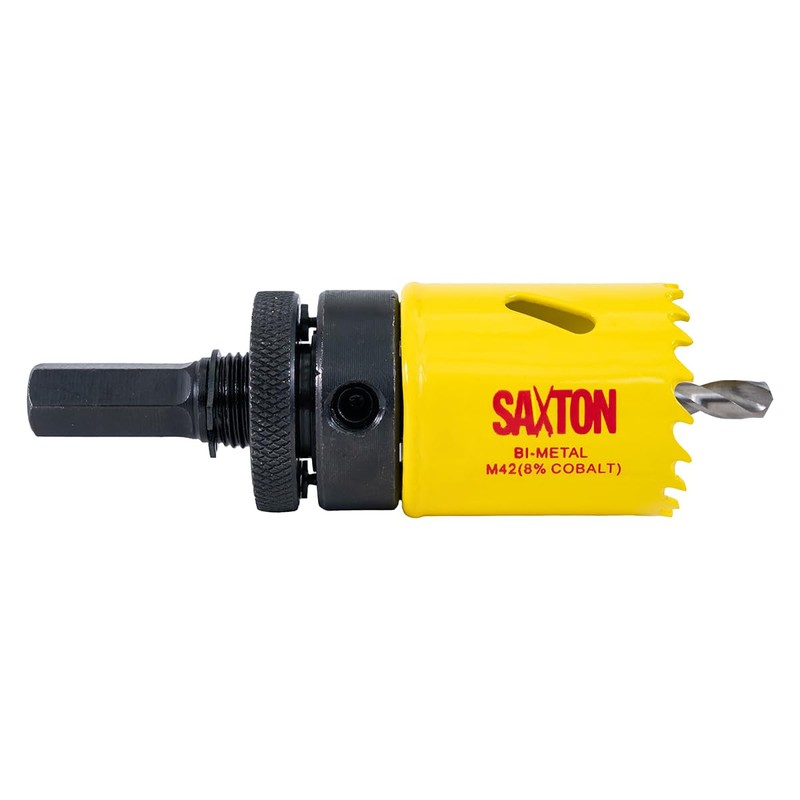 Saxton HSS Hole Saw Cutter M42 Bi-Metal 8% Cobalt Heavy