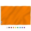 Anley Fly Breeze 3x5 Foot Solid Orange Flag - Vivid