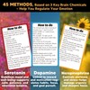 MindMosaic Anxiety & Stress Relief Cards with MoodCube Spinner –