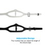 Pilarmuture 2pcs Replacement Mask Strap, Silicone Dive Mask Strap Replacement