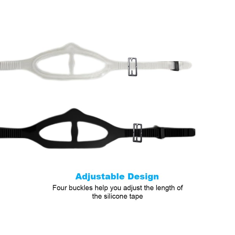 Pilarmuture 2pcs Replacement Mask Strap, Silicone Dive Mask Strap Replacement
