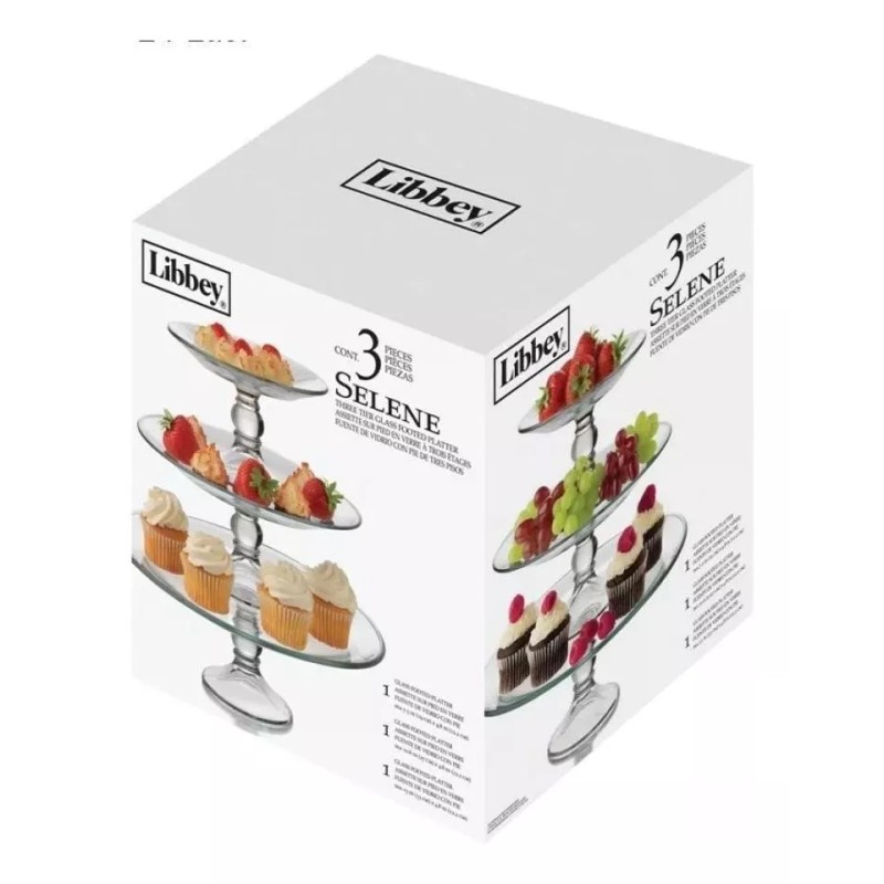 Crisa Base Porta Cupcakes 3 Pisos Desmontable Mesa De Dulce