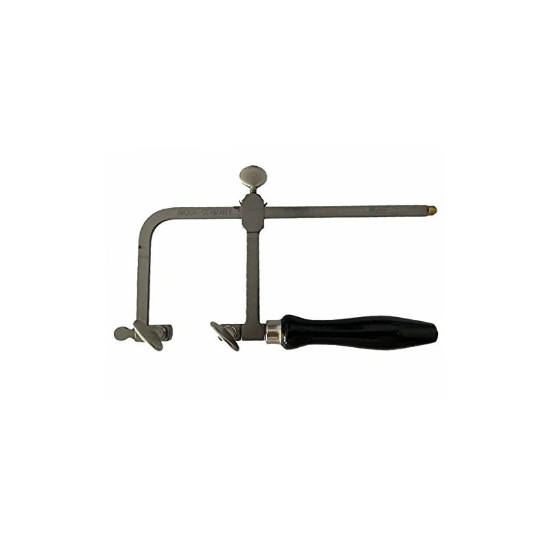 Niqua fretsaw Frame Hardened Tension-Screws 100-160 mm Bow Depth 80mm