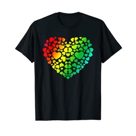 Heart Shape Love Elegant Colorful Heart T-Shirt