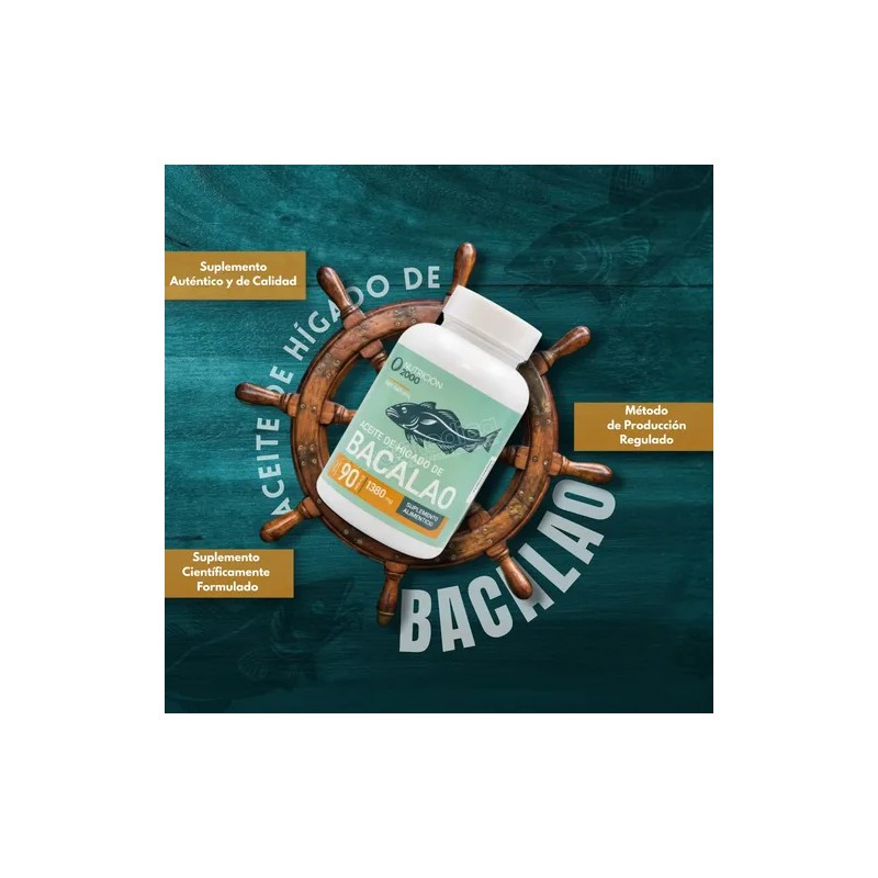 Capsulas De Aceite De Higado De Bacalao 90cap Nutricion 2000