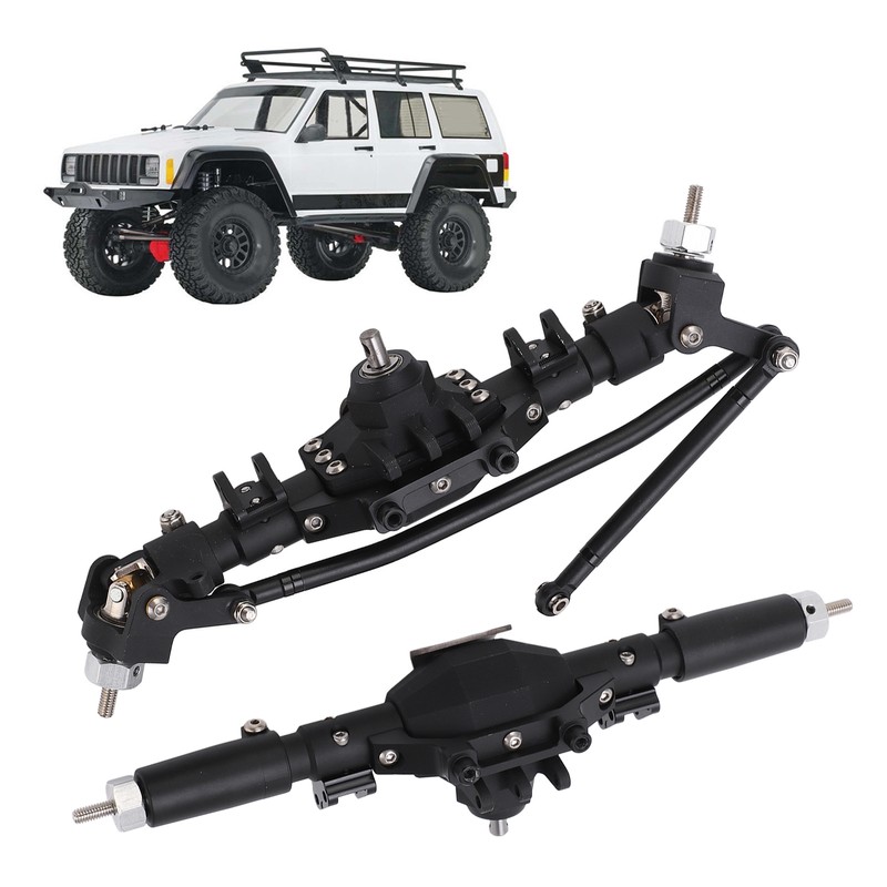 RC Front Rear Axles Complete Set Metal Assembly Kit Axle