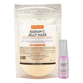 🔥 Mascarilla hidro plástica iluminadora anti manchas con vit c tipo de piel todo tipo de piel  Vitaminas y Minerales